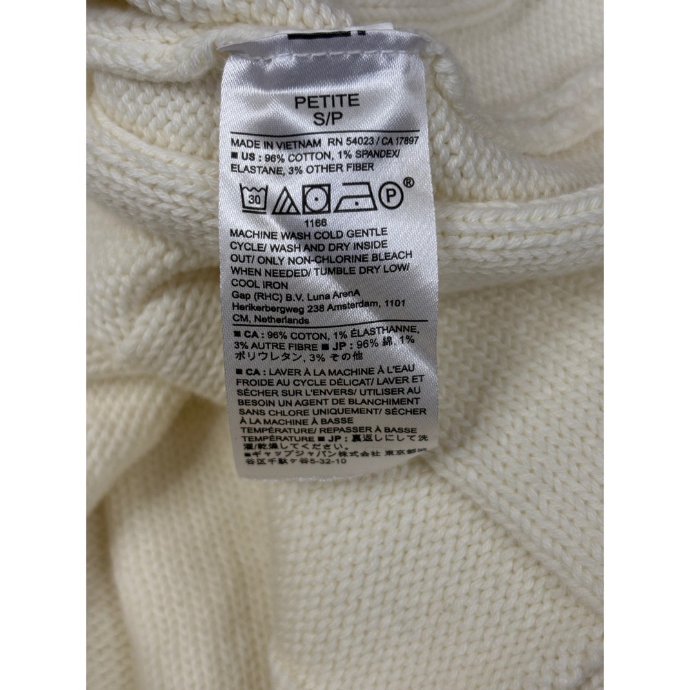 Banana Republic Ribbed Knit Fit & Flare Mock Neck Sweater Dress Quiet Luxury - Picture 6 of 7